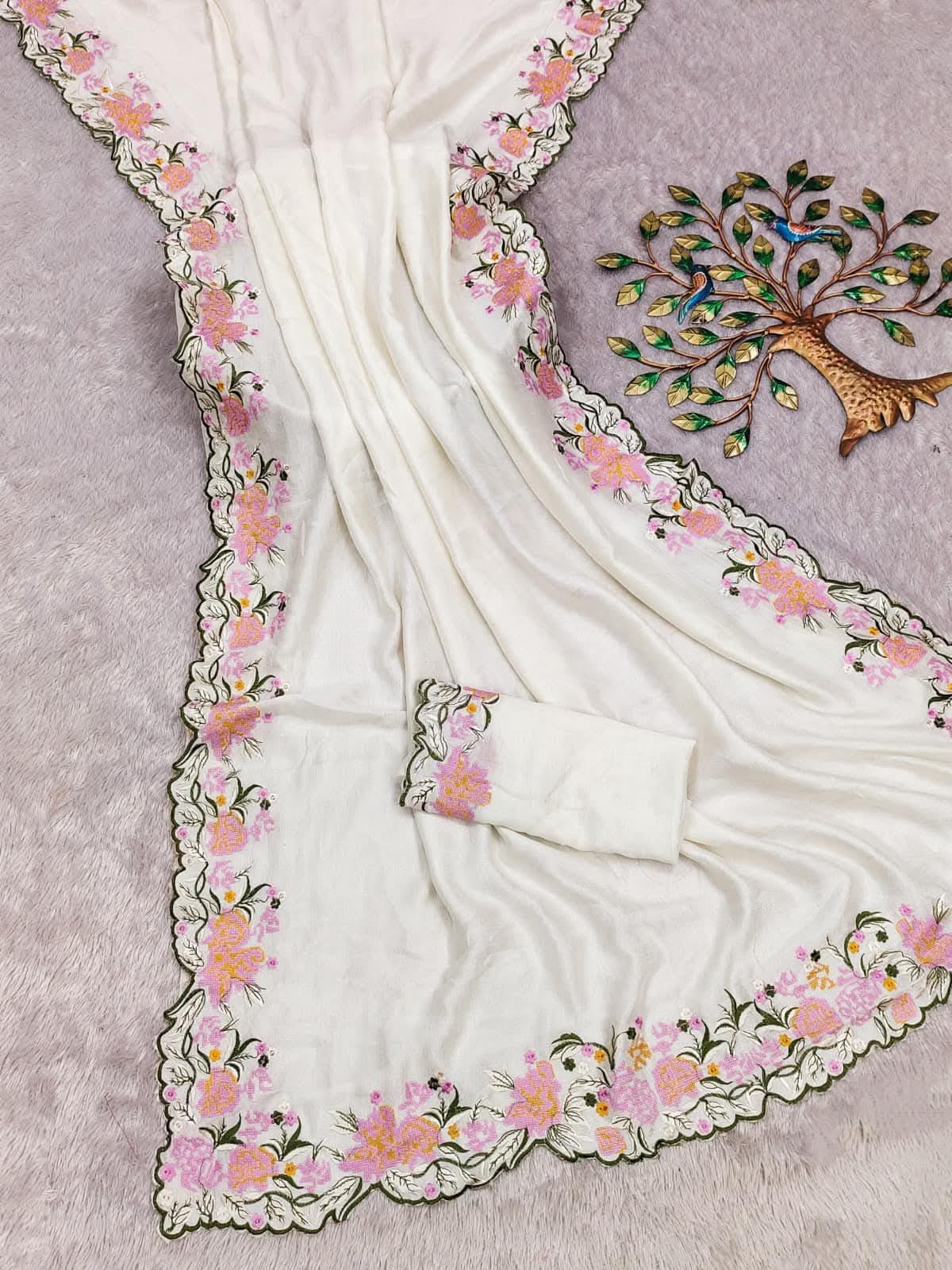 Cutwork Bichitra Silk With BP