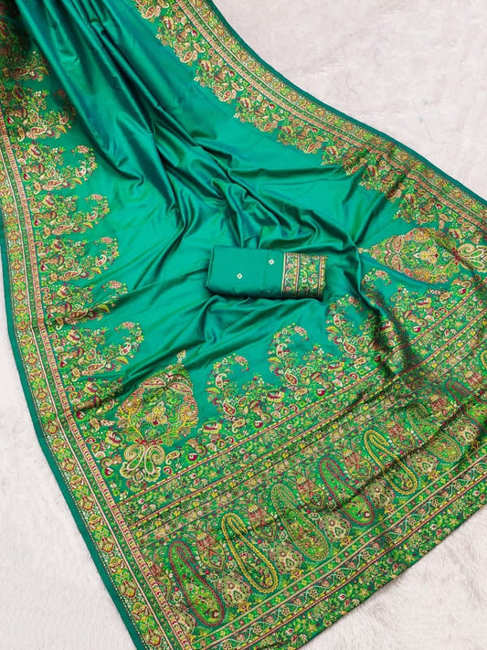 Karni Pashmina Silk With BP